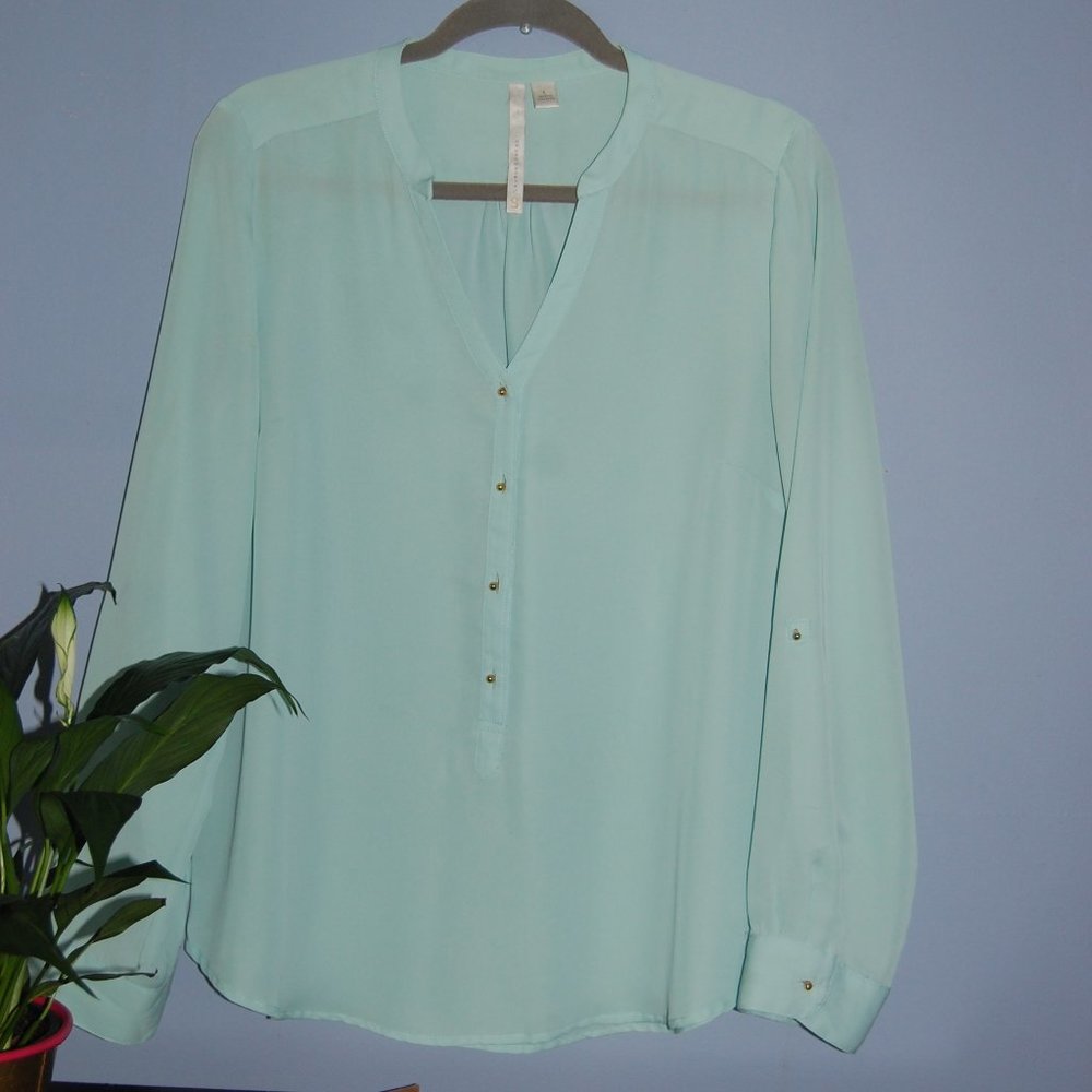 🌿LC Sheer Mint Green Tunic